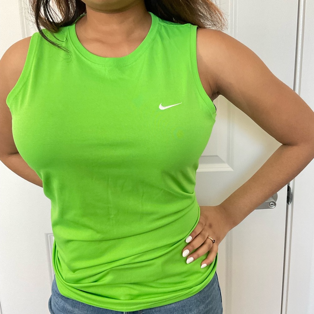 Lime Green Nike Tank Top